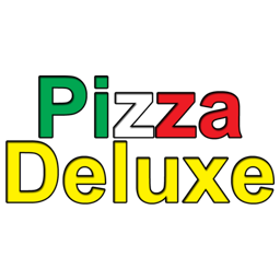 Pizza Deluxe logo.